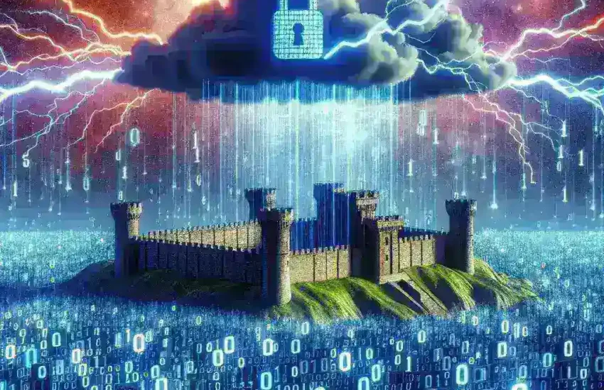 "AT&T team demonstrating the implementation of quantum safe encryption technology in telecommunications network infrastructure."